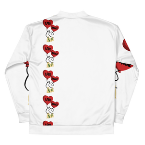 Love and Peace Unisex Bomber Jacket