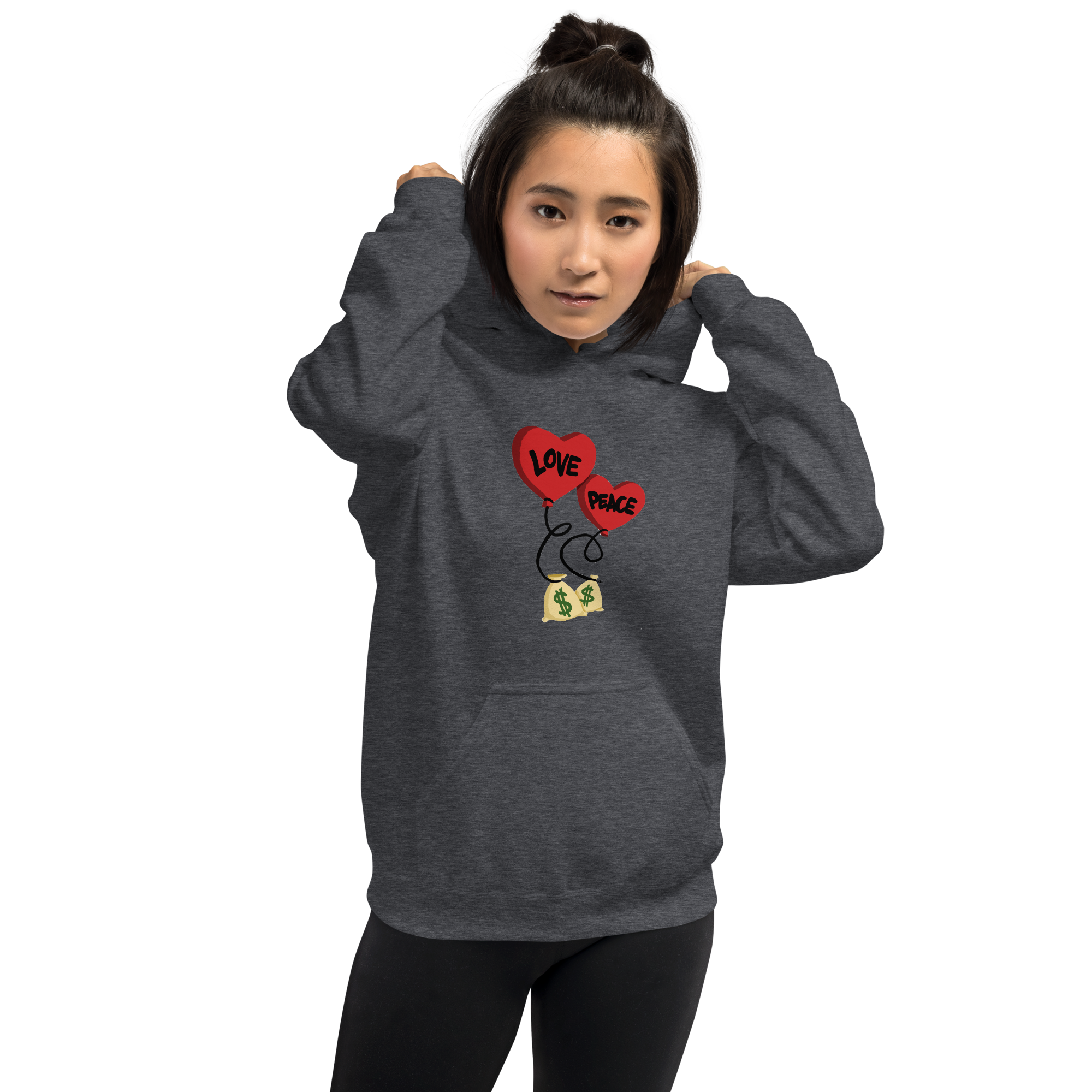 Love and Peace Unisex Hoodie