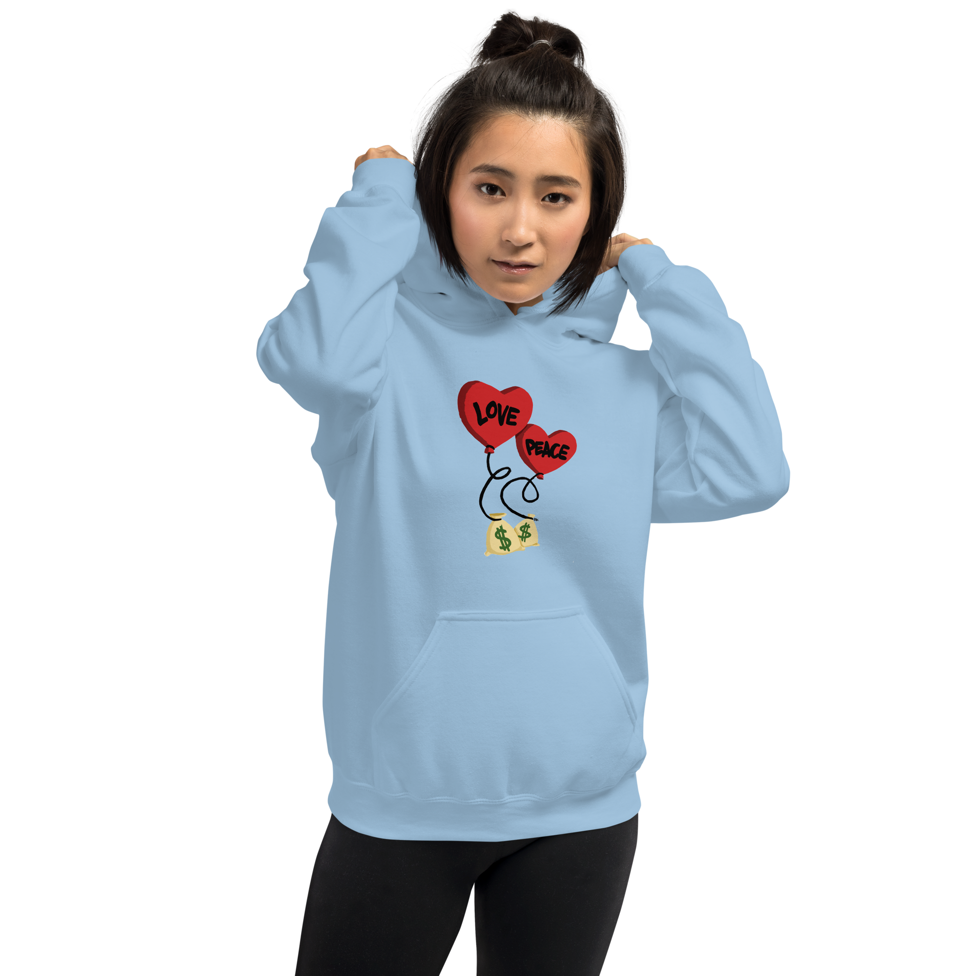 Love and Peace Unisex Hoodie