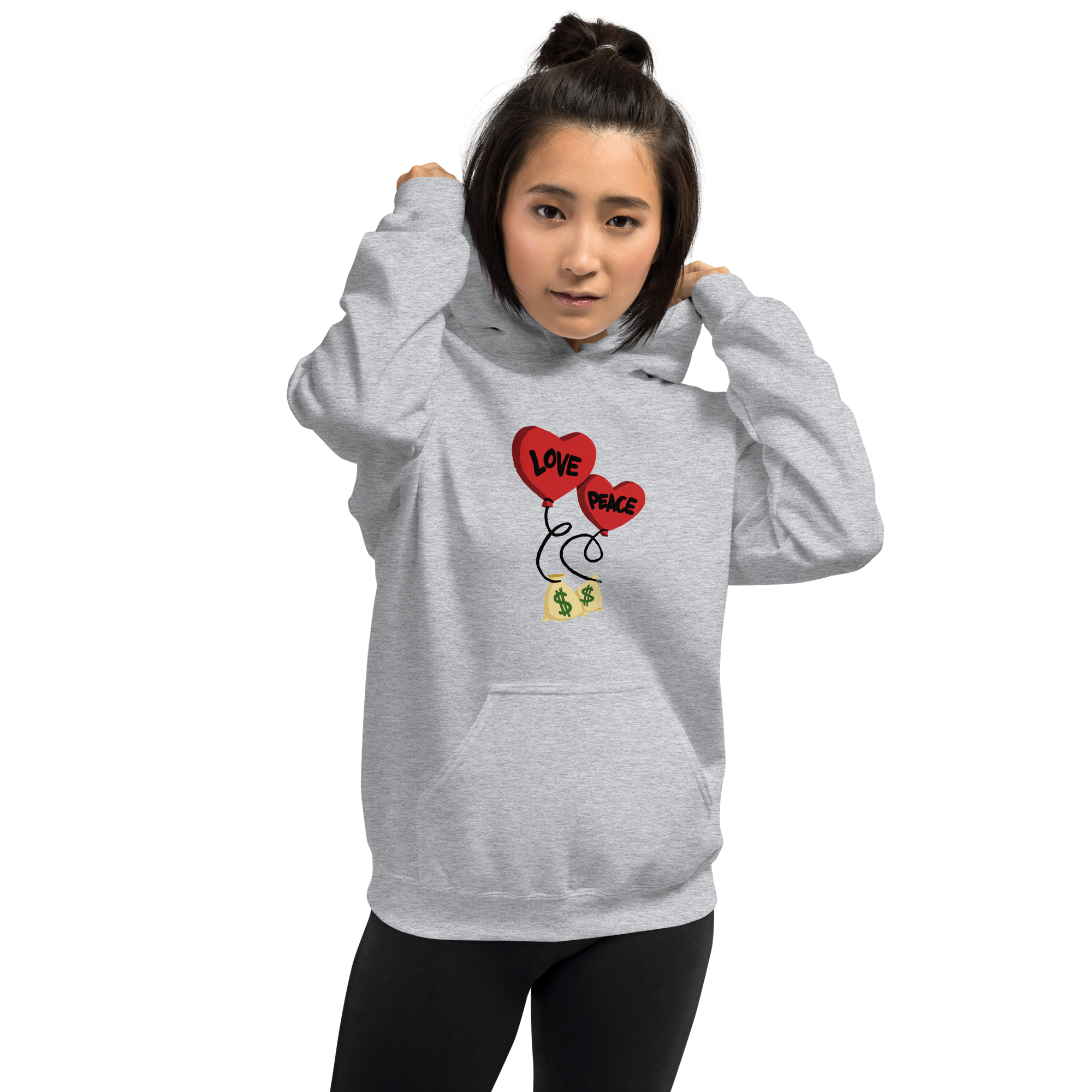 Love and Peace Unisex Hoodie