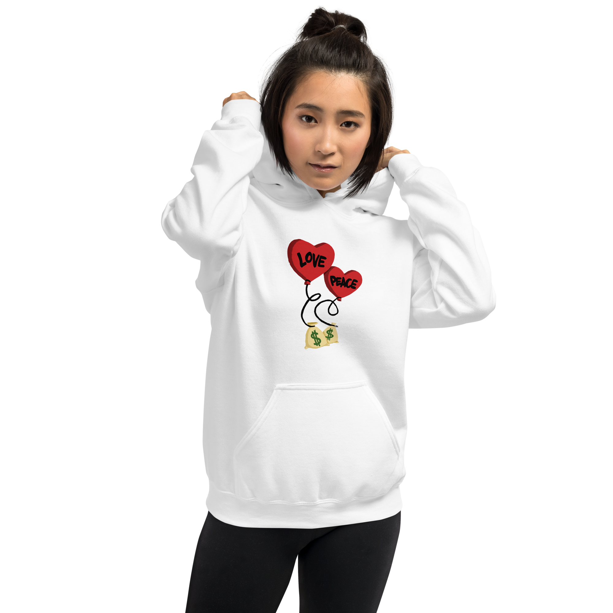 Love and Peace Unisex Hoodie